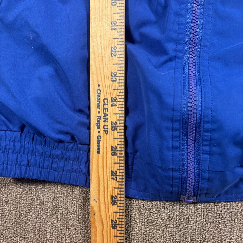 Vintage 00s SPEEDO Full Zip Windbreaker Blue Size Medium Clean - Picture 10 of 10